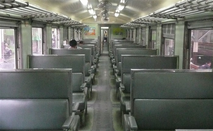 3rd Class carriages on the Padang Besar to Hat Yai train >