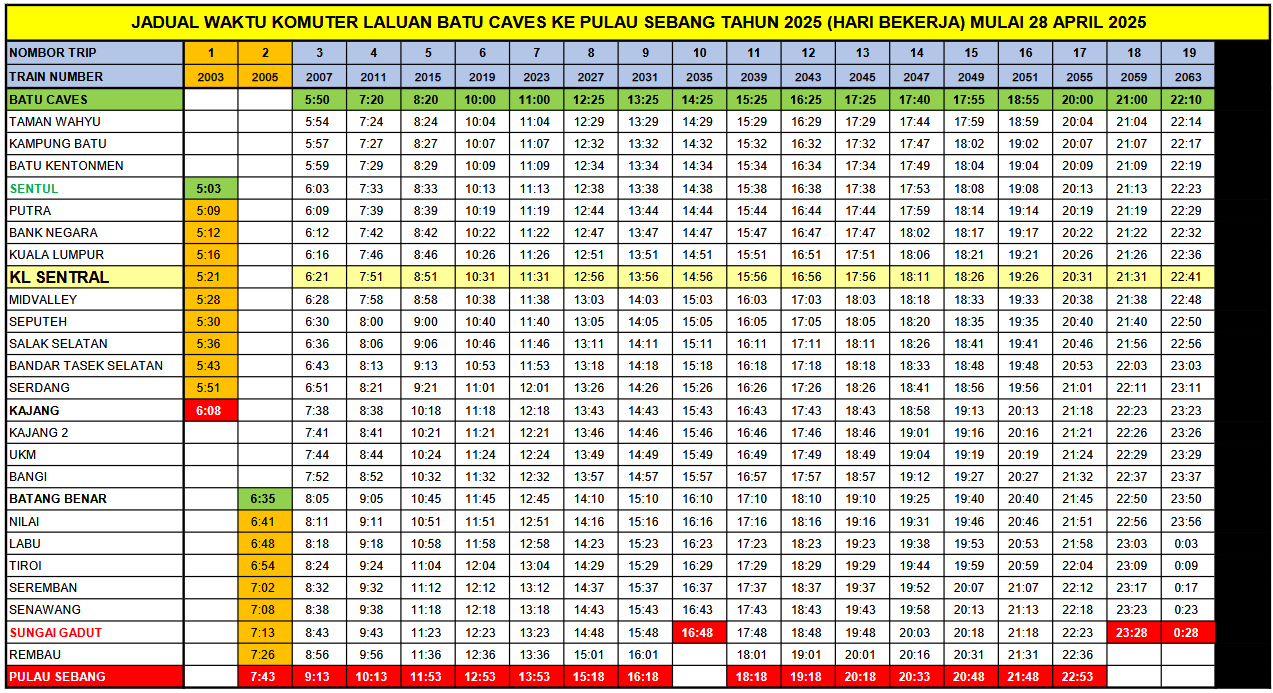 KTM Batu Caves Schedule Komuter To Tampin KL TBS Early Morning Times ktm-batu-caves-schedule-komuter-to-tampin-kl-tbs-early-morning-times