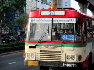 Bus 34 on Phaya Thai Road
