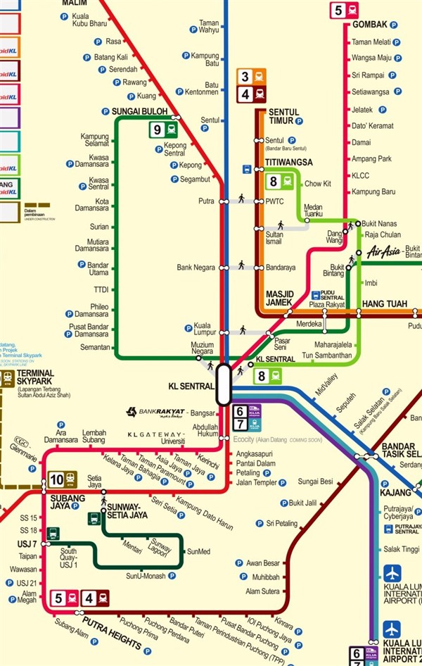 TBS LRT How to go to Terminal Bersepadu Selatan by LRT Train