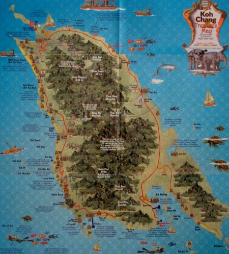 Map of Koh Chang