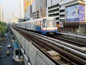 BTS Sky Train in Bangkok