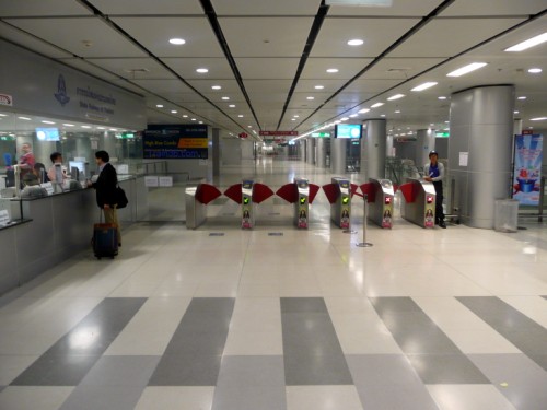 Ticket counter on level B1