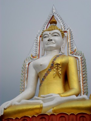 big Buddha statue at Wat Khun Chan big Buddha statue at Wat Khun Chan