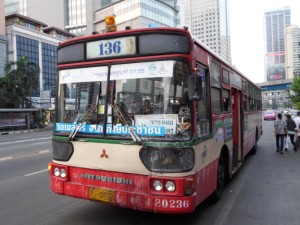 bus 136 in Bangkok