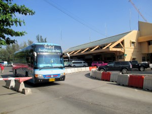 bus station arcade chiang mai phitsanulok leaving thailand