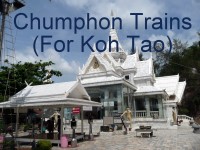 Click for Trains from / to Chumphon Thailand