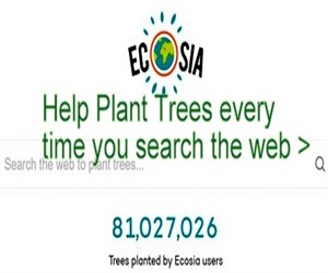 Ecosia - Search the Web - Plant Trees >