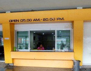 Hat Yai Train Station left luggage office
