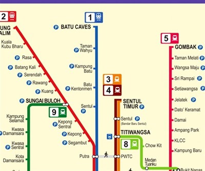 Putra to Batu Caves KTM Komuter Train Schedule (Jadual) Fare