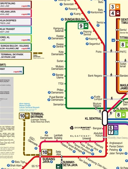 Shah Alam to Rawang KTM Komuter Schedule (Jadual) Train Fare