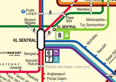 Ktm Mid Valley To Kl Sentral Komuter Train Schedule Jadual 2021