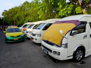 minibus service near the station