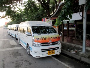 Minibus station for Sai Tai Mai