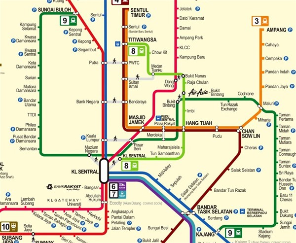 MRT Kajang Route (Laluan) - Schedule (Jadual) 2020