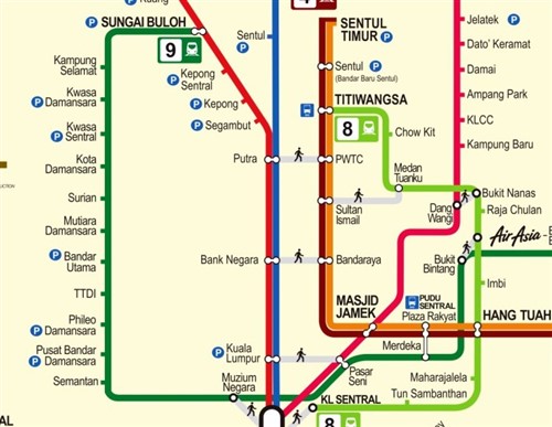 bukit bintang mrt map