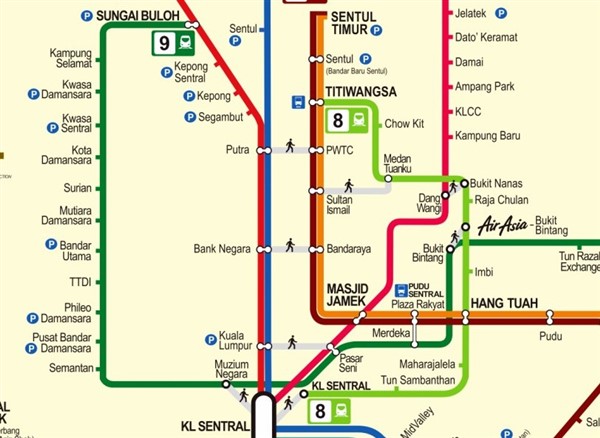 Mrt sungai buloh to kl sentral