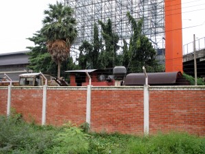 glimpses of old locomotives inside the Depot and Workshop