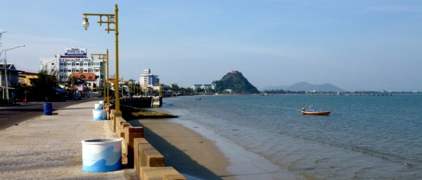 Photo of the seafront in Prachuap Khiri Khan Thailand Photo of the seafront in Prachuap Khiri Khan Thailand