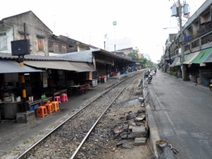 Talat Phlu station and Liap Tang Rot Fai alley Talat Phlu station and Liap Tang Rot Fai alley