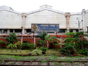 view of Makkasan Depot and Workshop right opposite Makkasan Station